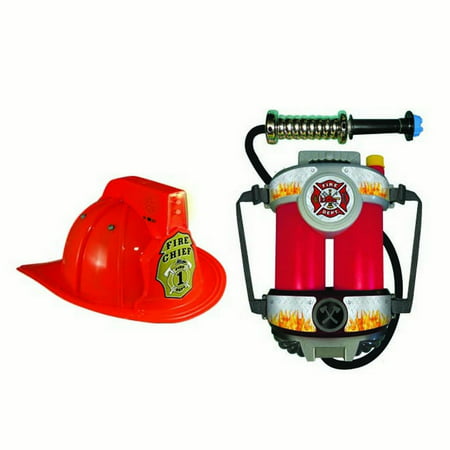 Aeromax Little Boys Red Firefighter Helmet Firepower Catalog Bundle