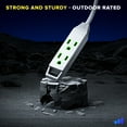 thumbnail image 5 of Extension Cord 50 ft, Extension Cord with Multiple Outlets, 16 Gauge (White) ETL Listed, 5 of 5