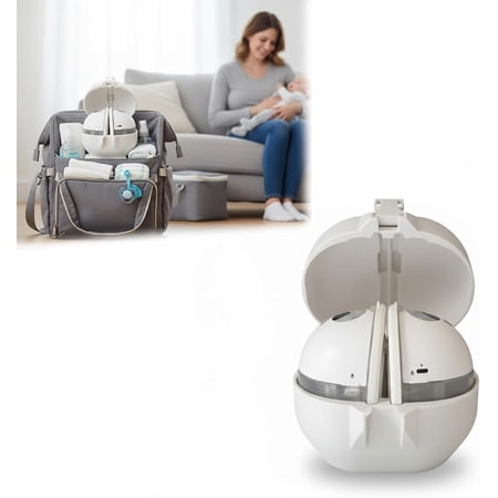 Breast Pump Case for Momcozy M5/M5 Lite, Hands Free Pump Carrying Case, Keeps Pumps Upright, Easy to Carry, Compact Storage Solution, Ideal for New Moms