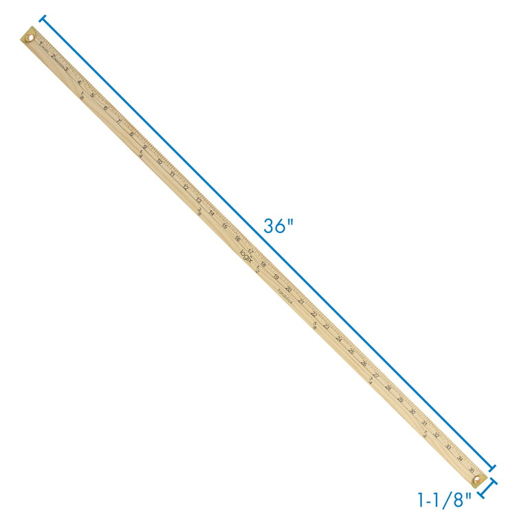 Sew-Ology, Wooden Yardstick, 36 x 1 Inches