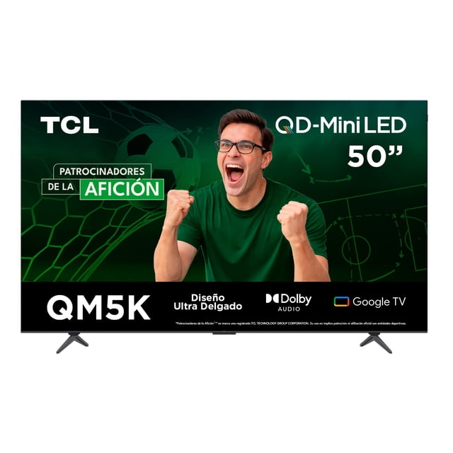 TV TCL Pantalla 50 Pulgadas QLED Smart Google TV 50QM5K
