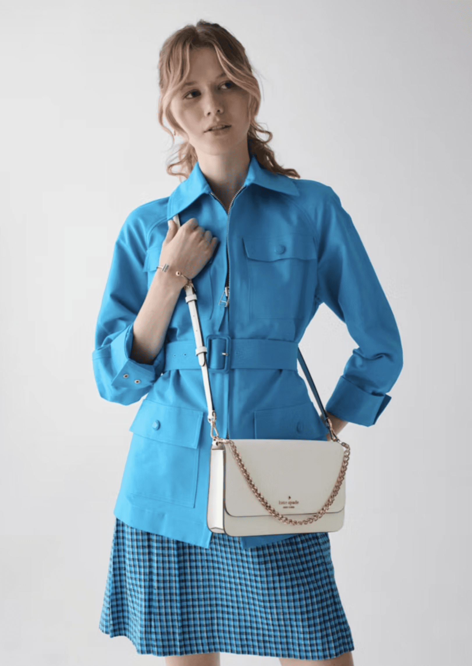 Kate Spade New York Madison Willow Crossbody Bag, Style KN603 – Saffiano PVC, Adjustable Strap, Compact Everyday Purse