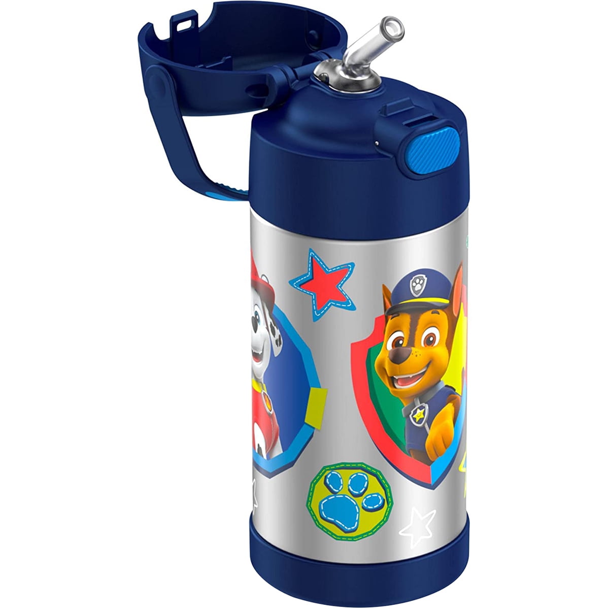 Thomas Train Thermos Funtainer Stainless Steel Water Bottle RARE *Paint  Chipping