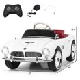 thumbnail image 2 of Patiojoy 12V Kids Ride On Car Toy BMW 507 Licensed Electric Vehicles with Remote Control White, 2 of 6