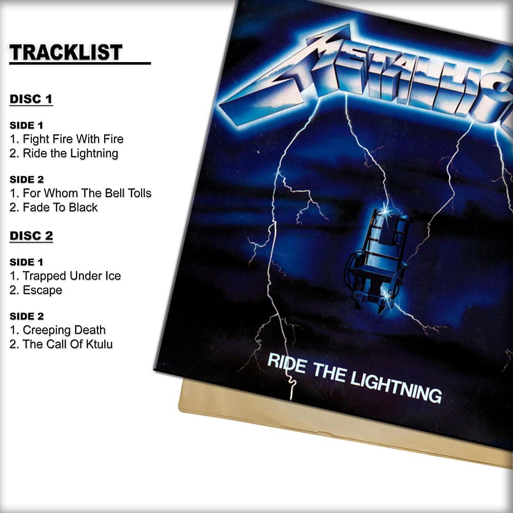 Metallica - Ride the Lightning [VINYL LP] 180 Gram, Rmst
