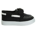 thumbnail image 3 of Beverly Hills Polo Club Hook And Loop Boys Fashion Sneakers (Toddler Little Kids), Black White, 5, 3 of 7