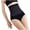 Black, variant on Odeerbi High Waisted Underwear for Women 2025 Tummy Control Comfortable Solid Color Large Size Warm Belly Hip Lift Panties Underwear Black
