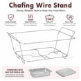 thumbnail image 3 of 28-Pcs Disposable Chafing Dish Buffet Set with Half Size Pans – Complete Catering Solution with Extra Fuel Cans & Lighter – Perfect Food Warmers for Parties & Events, 3 of 10
