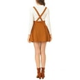 thumbnail image 3 of Allegra K Women's  High Waist Lace Up Tie Front A-Line Mini Suspender Skirt, 3 of 6