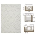 thumbnail image 3 of RUGKING 6x9 Area Rug Living Room Bedroom Washable Rug Boho Carpet Non Slip Taupe Mat for Dinning Room, 3 of 9