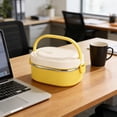 thumbnail image 6 of Byujiro Stainless Steel Bento Lunch Box Multi-layer Airtight Leakproof Food Container with Carry Handle, Divided Thermal Meal Carrier Reusable Portable Food Storage Case for Students & Office Workers, 6 of 6