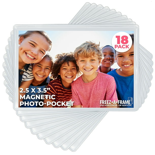 Freez A Frame Clear Magnetic Photo Frames 2 5 X 3 5 Pack Of 18 Walmart Com Freez A Frame Clear Magnetic Photo Frames 2 5 X 3 5 Pack Of 18 Walmart Com
