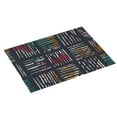 thumbnail image 2 of ZNDUO Absorbent Dish Drying Mat, Microfiber Abstract Modern Lines Pattern Dish Drying Pad for Kitchen Counter, 24 x 18 Inch, 2 of 8