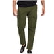 thumbnail image 1 of Pantalones largos de moda para hombre, casuales, de color sólido, con bolsillos cargo y cintura elástica, de poliéster., 1 of 8