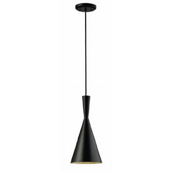 Canarm IPL183B01BK Rocco 1-Light Pendant, Black