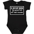 thumbnail image 3 of Inktastic 9 Months on the Inside Boys or Girls Baby Bodysuit, 3 of 5