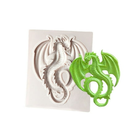 

Fondant Cake Chocolate Mould Dinosaur Fossil Silicone Fondant Molds DIY Cake Decorating For DIY Cake Decorating Sugar Crafts Small Flying Dragon