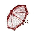 thumbnail image 5 of Kokiya Kids Decor Lace Wedding Umbrella Diameter 50cm for Wedding Party Photo Props Red, 5 of 9