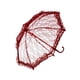 thumbnail image 5 of Mini Paraguas Decorativo de Encaje Bordado Diámetro 50cm Multiusos Romántico para Rojo, 5 of 9
