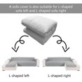 thumbnail image 6 of JIABOLANG Waterproof Couch Cover L Shape Sofa Covers Chaise Lounge Slip Cover Reversible Furniture Protector Cover for Dog Cat Pets Kids Children, Large, Light Gray, 6 of 8