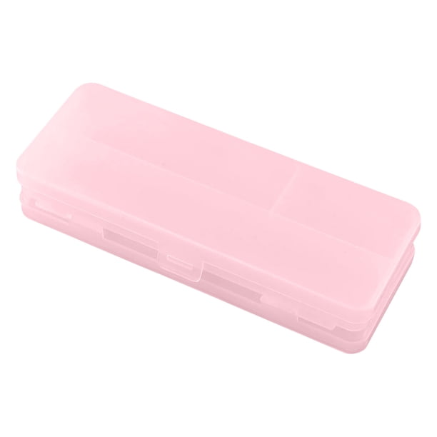 Ganfancp Estuche de Lápices Mate Translúcido Estuche de Lápices para Estudiantes Multifuncional Estuche de Lápices de Plástico Macarrón de Doble Cara Artículos En Liquidación 1X Estuche