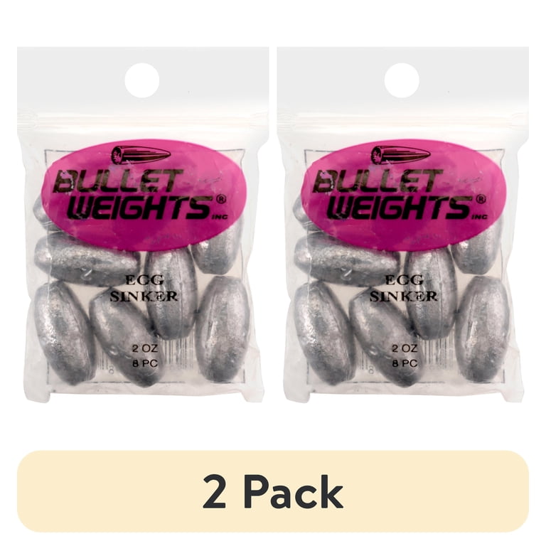 Bullet Weights 2 oz Egg Sinker, 8 Pack photo 1