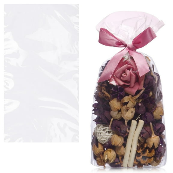 Clear Packing Bags, 12 x 24 Inches. Pack of 1000 Clear Poly Mailers. 2 Mil Clear Shipping Bags with Open Top. Waterproof Clear Packaging Bags for Small Items