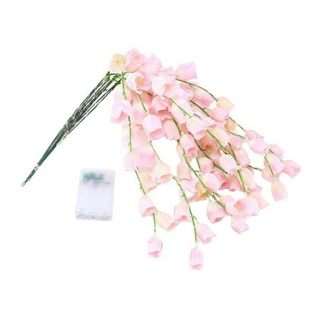 

ZAROYEAX LED Lily of The Valley Bouquet 10 Household Decoration Bedroom Night Light ()
