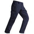 thumbnail image 1 of Pantalones cargo SPOSULEI para hombre, trabajo al aire libre, senderismo, azul oscuro, 44 W x 34 L, 1 of 6