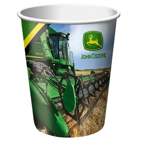 John Deere Tractor 9oz Paper Cups (8ct)