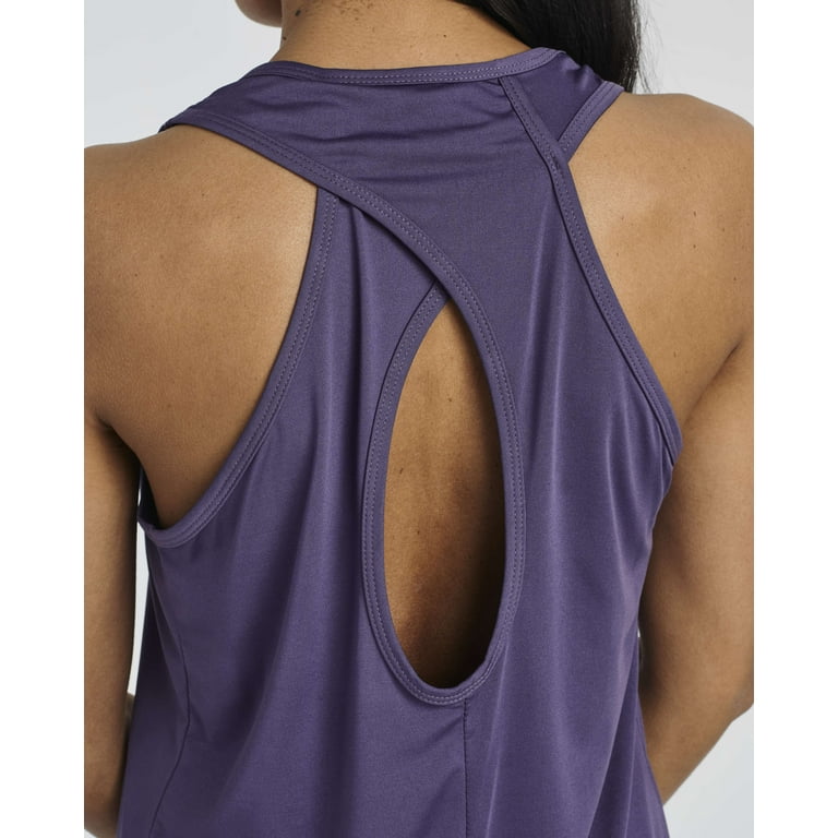 Real Essentials 5 Pack: Women's Crossback Keyhole Open Back Workout Tank Top Dry Fit Sleeveless Yoga Gym Available In Plusset 8