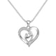 thumbnail image 4 of Colgante de amor Strade Fareast Limited collar de mujer con diamantes de imitación Plata, 4 of 8