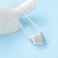 thumbnail image 4 of Love Heart Urn Pendant Pet Cremation Jewelry for Ashes Urn Necklace Lockets for Human Ashes Holder Necklace for Furry Friend Family, 4 of 6