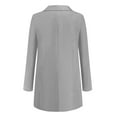 thumbnail image 4 of Weiqiqre Womens Jackets Casual Blazers Open Front Long Sleeve Lapel Collar Work Office Jacket, 4 of 8