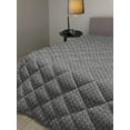 thumbnail image 2 of Abstract Down Alternative Comforter, Modern Monochrome Vertical Angled Stripes Zigzag Lines on Plain Backdrop, Microfiber Quilt for All Season, 5 Sizes, Coconut and Grey, by Ambesonne, 2 of 3