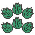thumbnail image 2 of 6Pcs Fire Shaped Tennis Racket Damper Tennis Racket Silicone Shock Absorber Racket Supply, 2 of 9