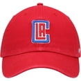 thumbnail image 2 of Men's '47  Red LA Clippers Core Logo Clean Up Adjustable Hat, 2 of 4