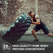NutraBio Classic Whey Protein Powder- 25G Protein Per Scoop - Full-Spectrum Amino Acid Profile - No Fillers, Artificial Colors, Preservatives - Low Glycemic Index - (Cake Batter, 2 Pounds)