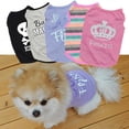 thumbnail image 2 of Summer Pets Puppy Small Dog Cat Pet Clothes Tank Vest T Shirt Apparel Costumes, 2 of 5