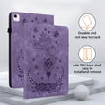 thumbnail image 6 of GSFY Case Compatible with iPad Air 11 inch (M3/M2-2025/2024), iPad Air 10.9 inch 5th Gen 2022/4th Gen 2020, Multi-Angle Viewing PU Leather Protective Cover with Pencil Holder & Pocket, Purple ROSE, 6 of 7