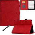 thumbnail image 1 of GSFY Case for All-New 7" Kindle Paperwhite (12th Generation-2024) and Kindle Colorsoft Signature Edition 2024, Smart Premium PU Leather Wallet Stand Protective Shell with Auto Sleep Wake, Red, 1 of 7