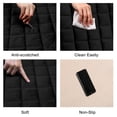 thumbnail image 4 of Unique Bargains 2 Pcs Front Car Seat Cover Breathable Plush Pad Chair Cushion for Vehicle Home Office Universal Black, 4 of 8