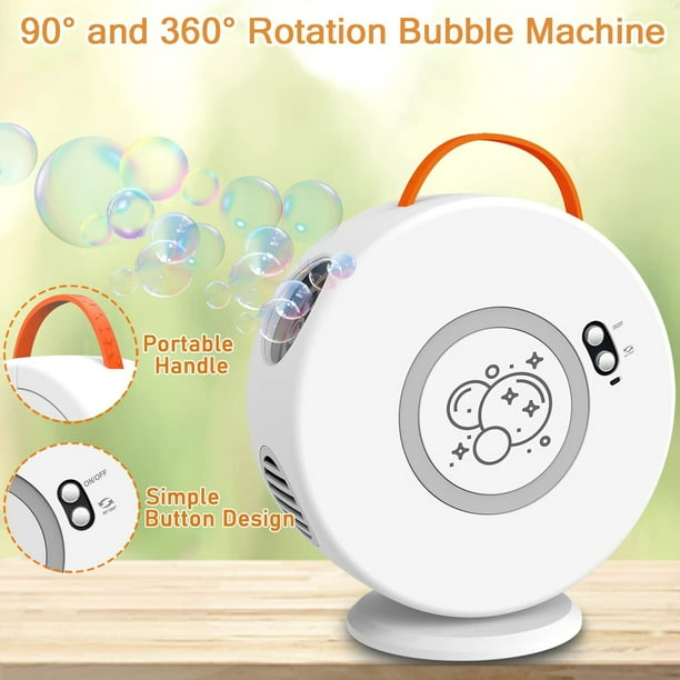 Machine à Bulles pour Tout-Petits 1-3, Pistolet Souffleur de Bulles Enregistrable avec Solution de Bouteilles, Jouets à Bulles pour l'Extérieur et Machine à Bulles pour Tout-Petits 1-3, Pistolet Souffleur de Bulles Enregistrable avec Solution de Bouteilles, Jouets à Bulles pour l'Extérieur et