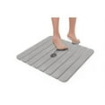 thumbnail image 6 of Pemberly Row 16x12" Modern Diatomite Stone Small Bath Mat in Gray, 6 of 6