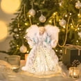 thumbnail image 4 of Decoración para árbol de Navidad Valery Madelyn con forma de ángel iluminado, 30 cm, 4 of 6