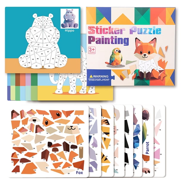 Juguetes de piscina, juguetes para bebés, juguetes para niños pequeños, rompecabezas de pegatinas para niños, dibujo de coche, rompecabezas de pegatinas para hacer uno mismo, juego de entrenamiento de