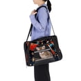 thumbnail image 6 of Ladybird Premium Pet Travel Bag - Durable 900D Oxford Cloth, Sherpa Base, & Nylon Webbing - 17x10x11.8 in - Ideal for Dogs & Cats - Includes Convenient Features, 6 of 7