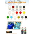 thumbnail image 5 of Samurai 2-Part Non-Isocyanate (NISO) Spray Paint for Industrial - 11.3 Ounce UV Resistant and Rust Resistant NISO (Non-Isocyanate) Spray (SPARKLING GOLD, Pack of 1 Can), 5 of 6