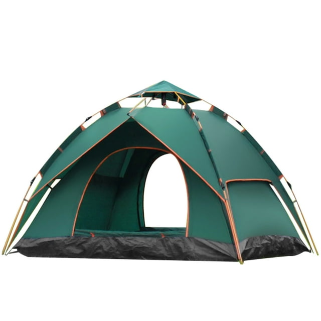Tente Instantanée Pop-Up pour 3-4 Personnes Tente de Camping Automatique Tente Dôme Double Couche Imperméable Tente Familiale pour Randonnée Sac à Dos Plage