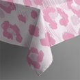 thumbnail image 5 of Pink and Pink Of Leopard Print Square Tablecloth,Waterproof Square Table Cover,Wipeable Spillproof Washable Table Cover for Home Kitchen Party Decor 60"x60"(152x152cm), 5 of 6